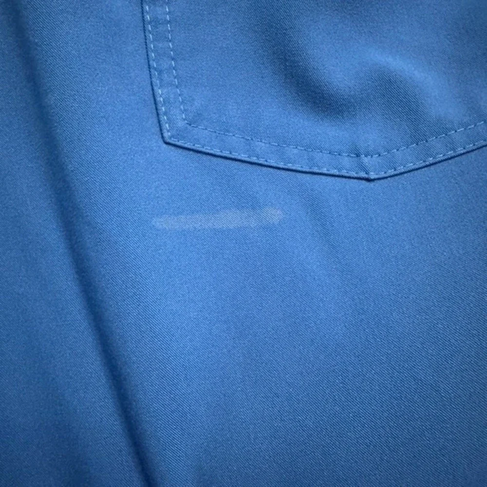 Figs Royal Blue Scrub Top and Pants Set